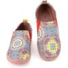 image:imageWomens Art Painted Casual Loafers Extra Wide Slipon Diabetic Shoes for Women Comfortable Canvas Arch Support Walking ShoesA02  Bohemia B
