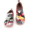 image:imageWomens Art Painted Casual Loafers Extra Wide Slipon Diabetic Shoes for Women Comfortable Canvas Arch Support Walking ShoesA03  Clover
