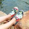 image:imageWomens Art Painted Casual Loafers Extra Wide Slipon Diabetic Shoes for Women Comfortable Canvas Arch Support Walking ShoesA03  Clover