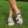 image:imageWomens Art Painted Casual Loafers Extra Wide Slipon Diabetic Shoes for Women Comfortable Canvas Arch Support Walking ShoesA04  Spots