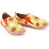 image:imageWomens Art Painted Casual Loafers Extra Wide Slipon Diabetic Shoes for Women Comfortable Canvas Arch Support Walking ShoesA05  Sunflower