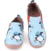 image:imageWomens Art Painted Casual Loafers Extra Wide Slipon Diabetic Shoes for Women Comfortable Canvas Arch Support Walking ShoesA12  Skating Penguin