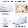 image:imageHike Barefoot Shoes Womens Mens Minimalist Footwear Wide Toe Box Zero Drop Hiking Shoes Lightweight Breathable SneakersXb05  White  Blue